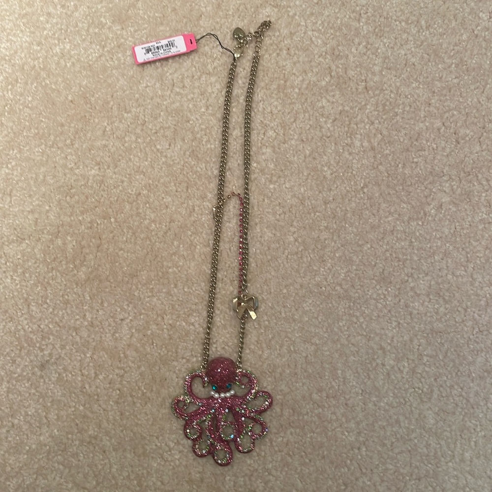 Betsey Johnson octopus necklace
